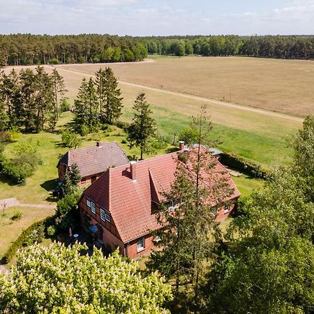 Ferienwohnung 1 Im Landhaus Am Wildpark Boek Exteriör bild