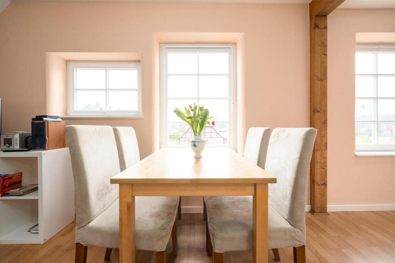 Ferienwohnung 1 Im Landhaus Am Wildpark Boek Exteriör bild