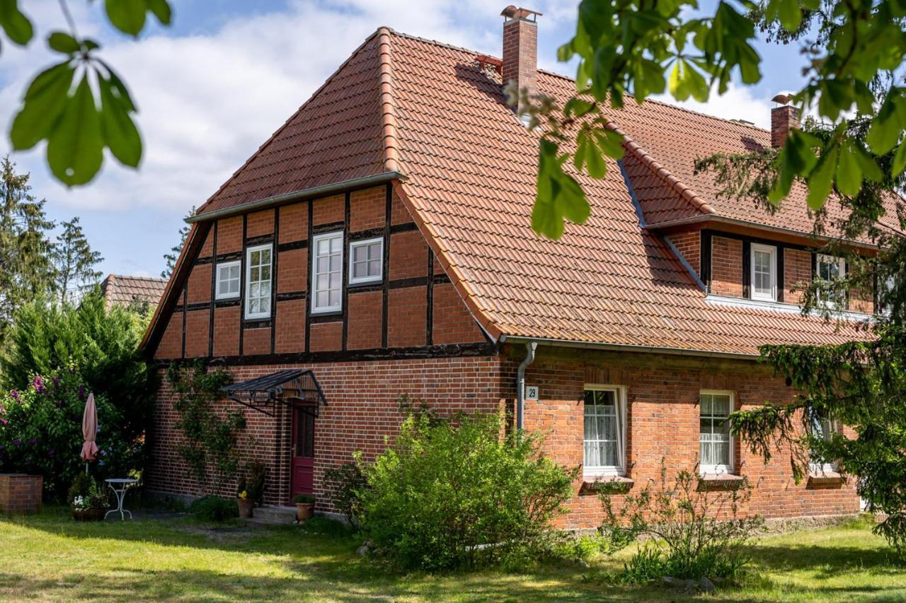 Ferienwohnung 1 Im Landhaus Am Wildpark Boek Exteriör bild